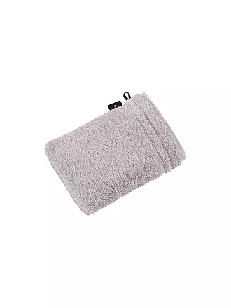 VOSSEN | Guante de baño VIENNA STYLE SUPERSOFT 16x22cm Marrón oscuro | silber